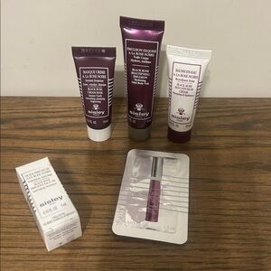 Sisley Paris Black Rose Dry Oil, Mask Skincare Set sample size